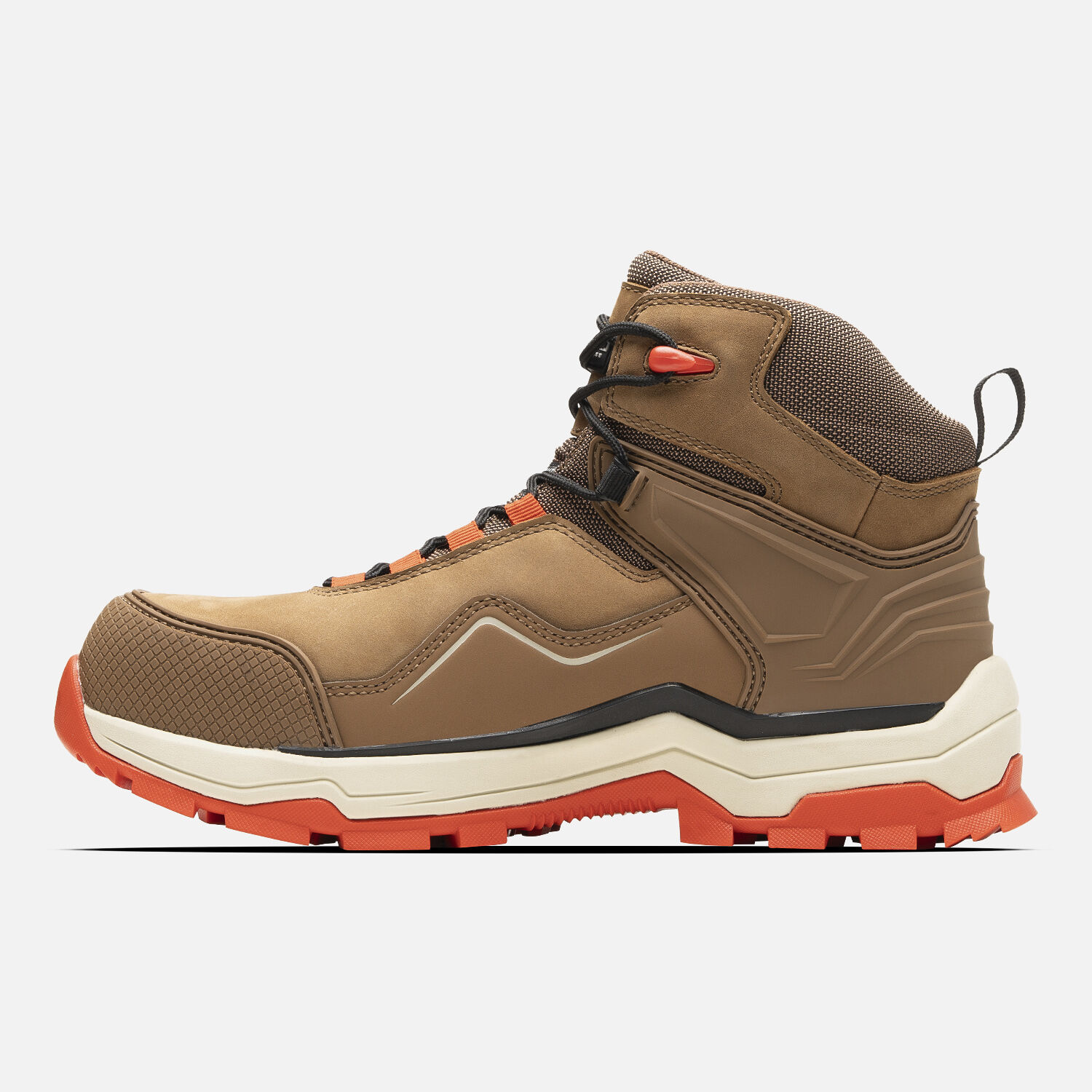 Zapato Seguridad Lippi Pro Work Mujer Atmos Mid Caf&eacute; Claro image number 2.0